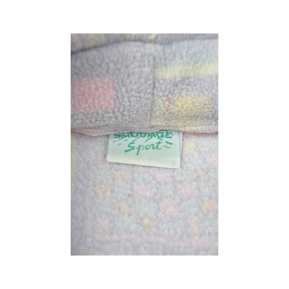 Vintage Sauvage Fleece 1/4 Zip Retro Pattern Multi Large