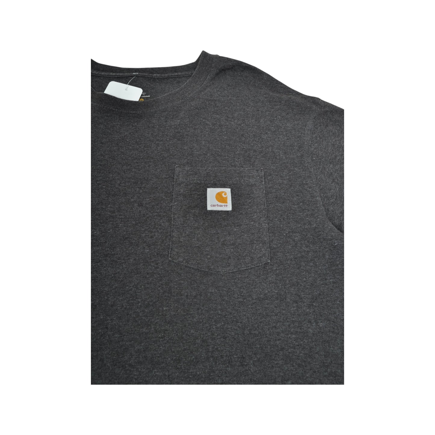 Vintage Carhartt T-Shirt Pocket Grey XXL