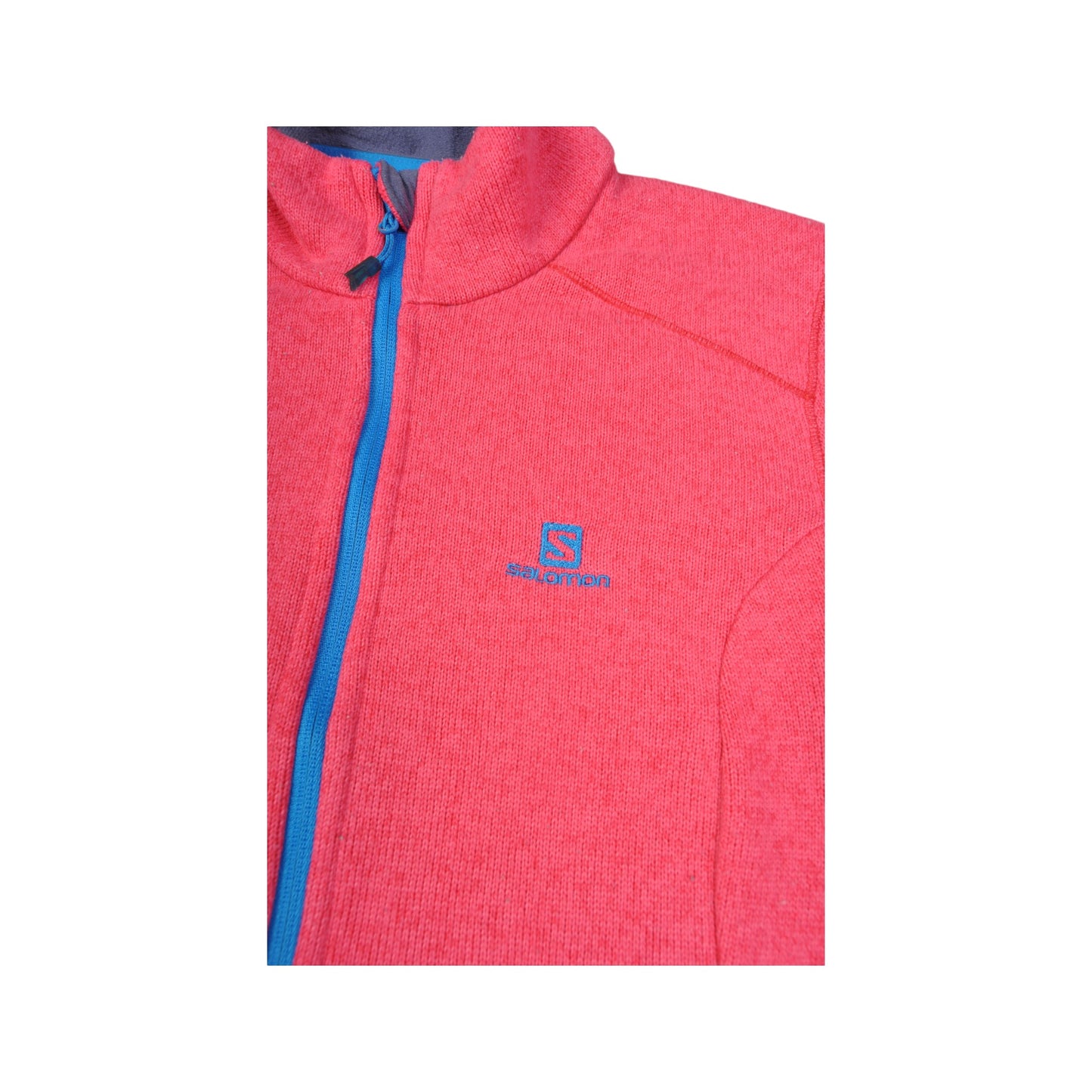 Vintage Salomon Fleece Jacket Block Colour Pink Ladies Small