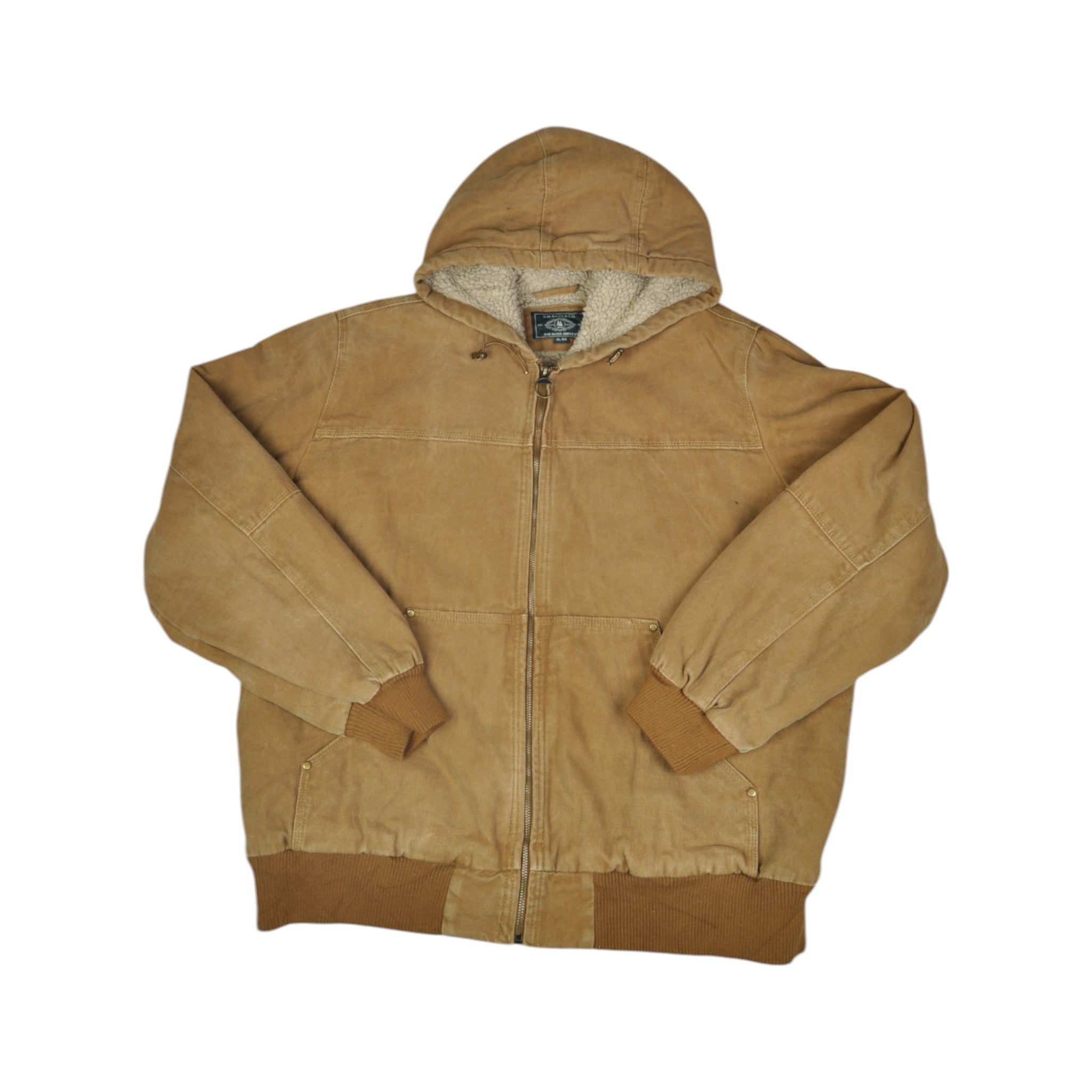 Vintage Workwear Active Jacket Tan XL Cloak Vintage