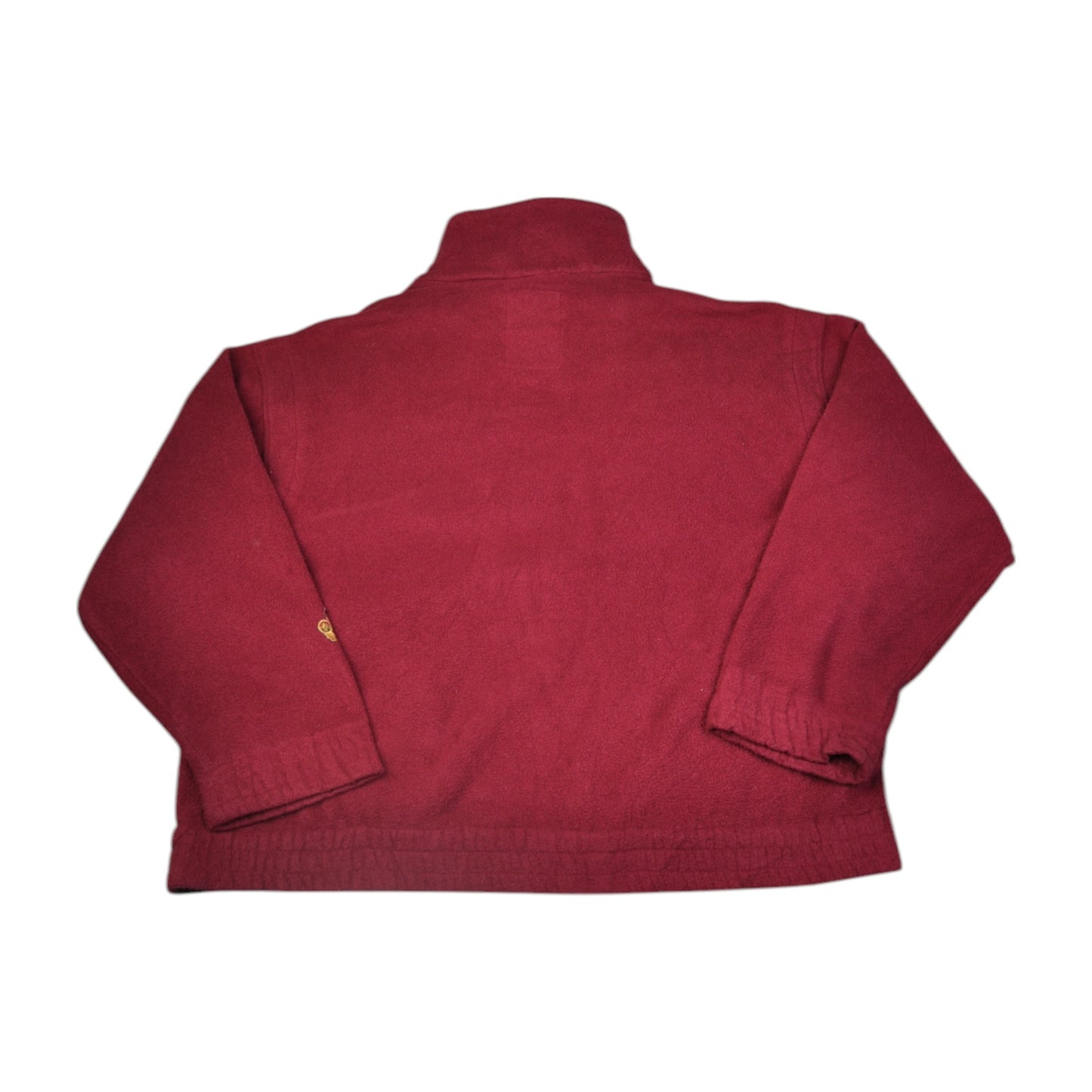 Vintage Fjallraven Fleece 1/4 Zip Block Colour Red XL