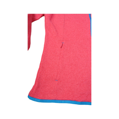 Vintage Salomon Fleece Jacket Block Colour Pink Ladies Small