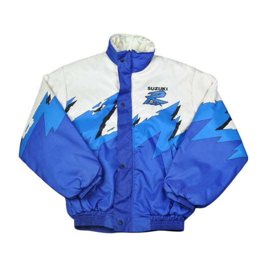 Vintage Suzuki Ski Jacket Blue Large