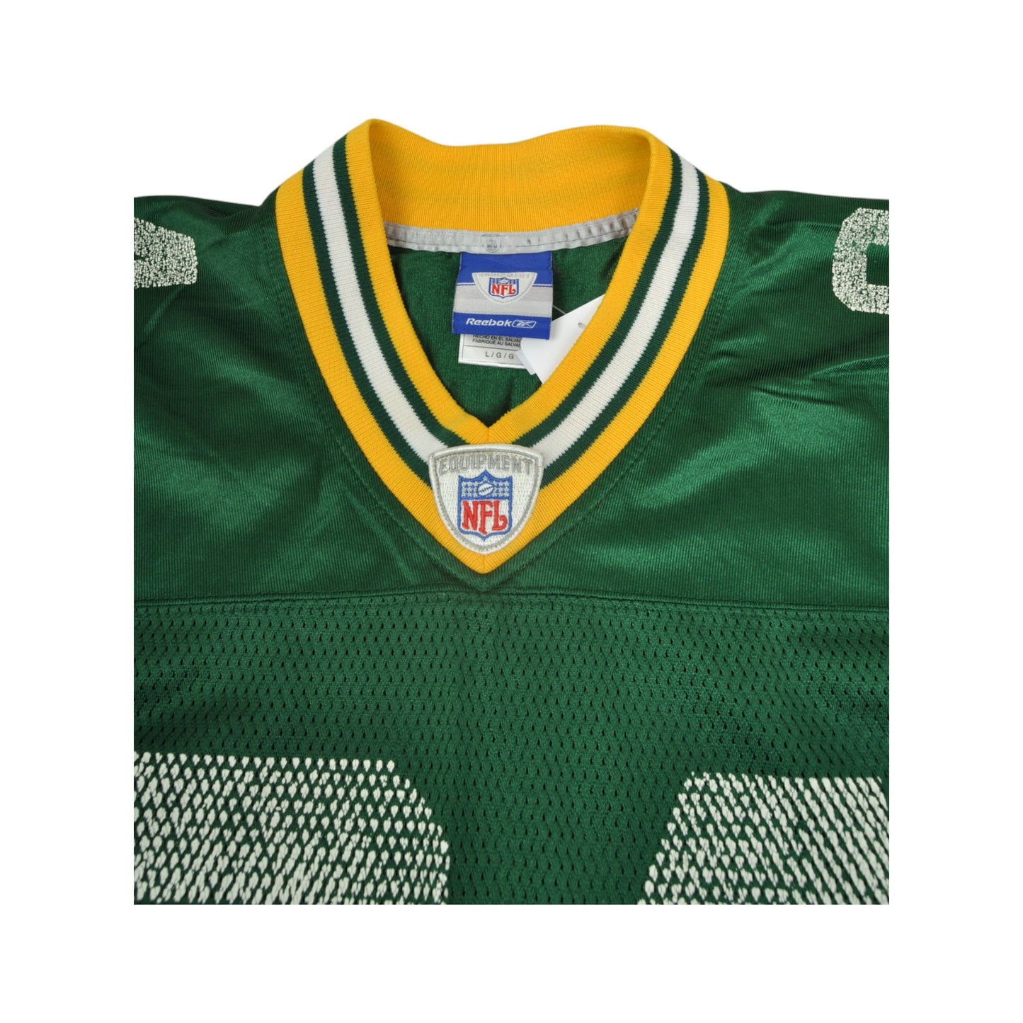 Vintage NFL Reebok Green Bay Packers Jersey Green Large