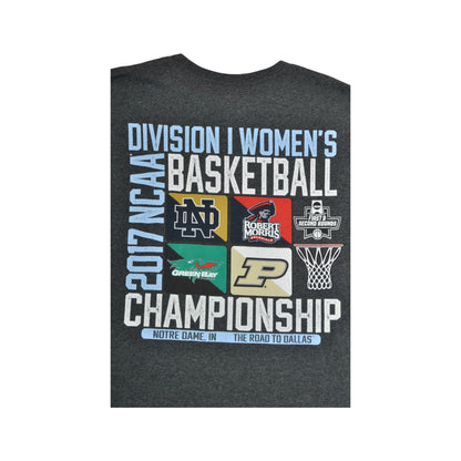 Vintage Champion Damen Basketball T-Shirt Grau Medium