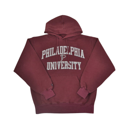 Vintage Jansport Philadelphia University Sweatshirt Hoodie Burgundy Small