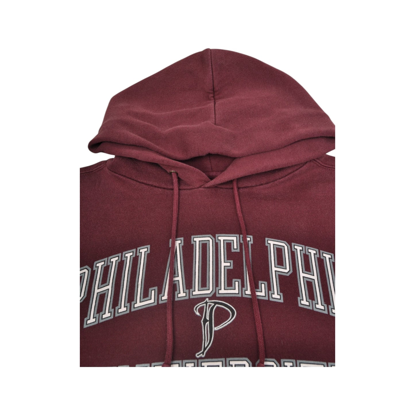 Vintage Jansport Philadelphia University Sweatshirt Hoodie Burgundy Small