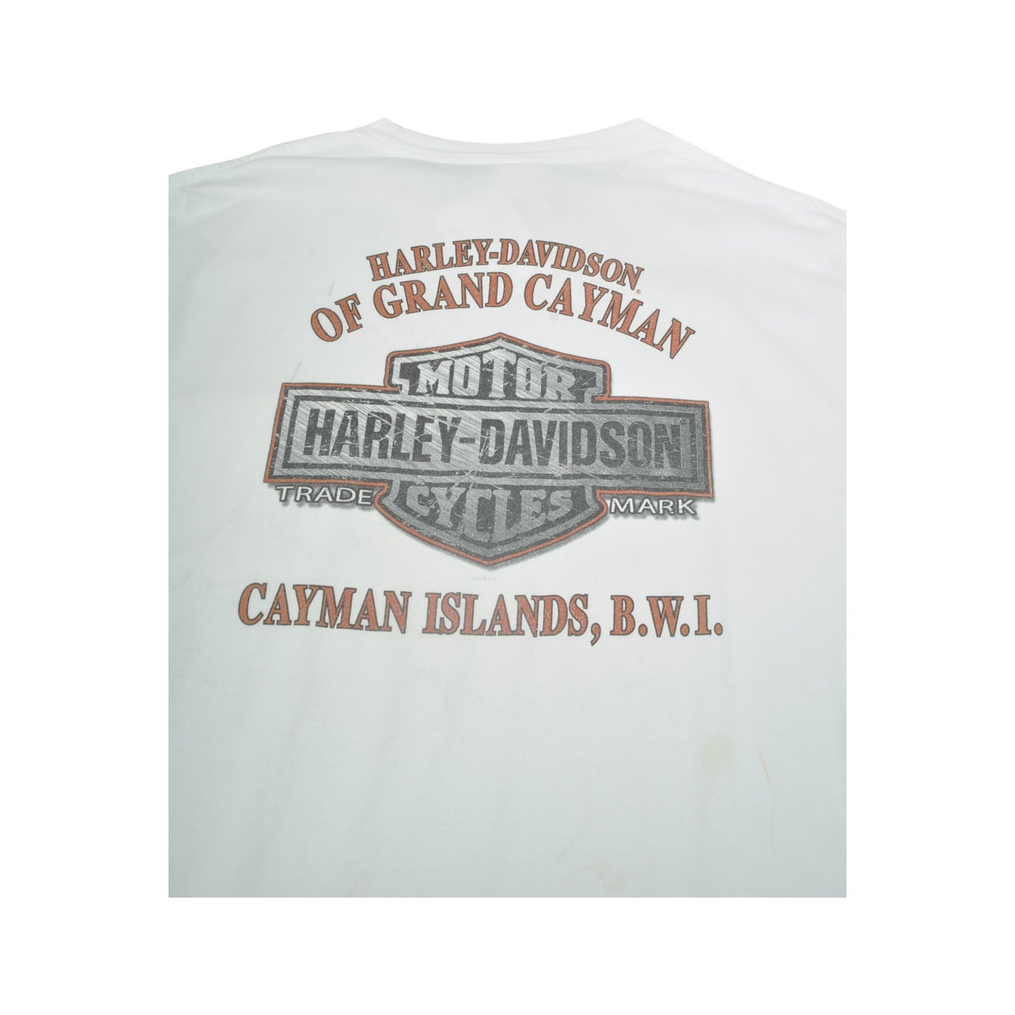 Vintage Harley-Davidson Cayman Island T-Shirt White XXL