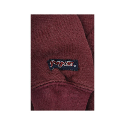 Vintage Jansport Philadelphia University Sweatshirt Hoodie Burgundy Small