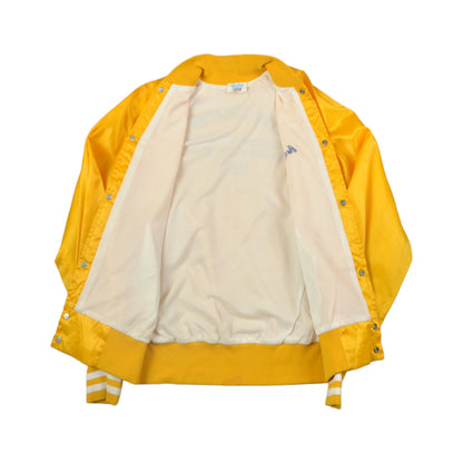 Vintage Varsity Baseball Jacket Yellow XS