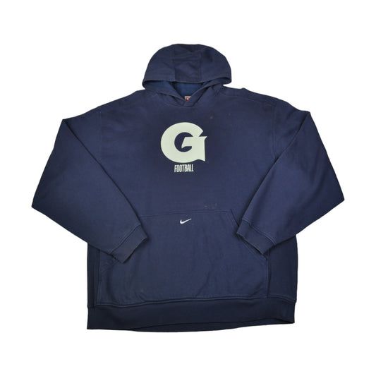 Vintage Nike G Football Hoodie Sweater Navy XXL