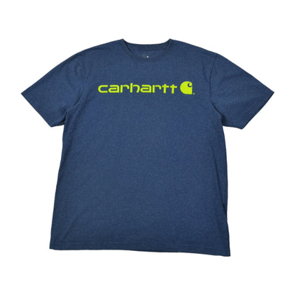 Vintage Carhartt T-Shirt Tasche Kurzarm Blau Medium