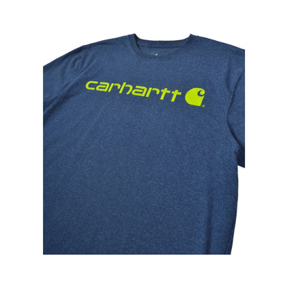 Vintage Carhartt T-Shirt Tasche Kurzarm Blau Medium