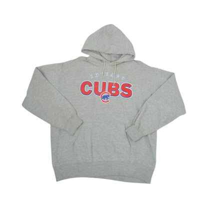 Vintage Chicago Cubs Sweatshirt Hoodie Grey Large