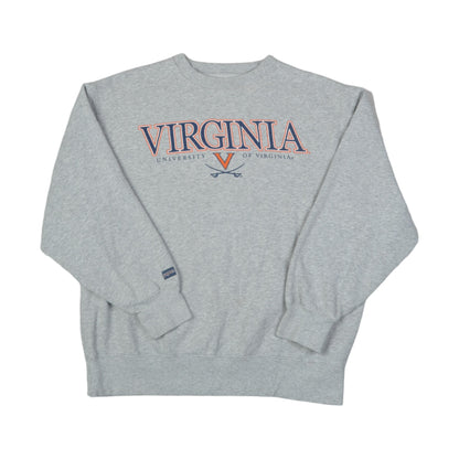 Vintage University of Virginia Sweater Grey Medium