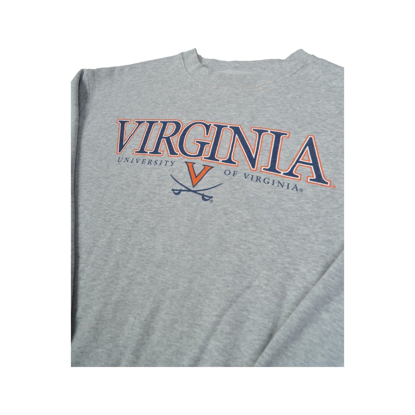 Vintage University of Virginia Sweater Grey Medium