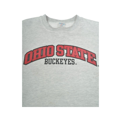 Vintage Ohio State Buckeyes Sweatshirt Grey Medium