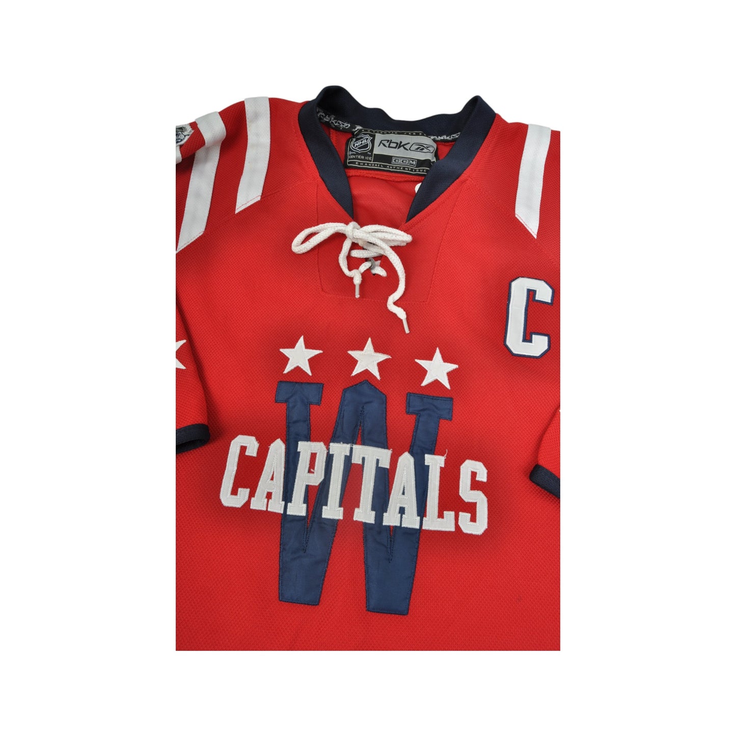 Vintage NHL Reebok 2015 Capitals Winter Classics Jersey Red Small