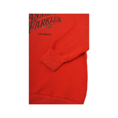 Vintage Fannie Farkles Sweatshirt Red Small