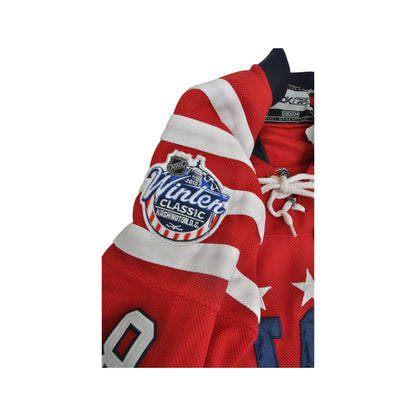 Vintage NHL Reebok 2015 Capitals Winter Classics Jersey Red Small