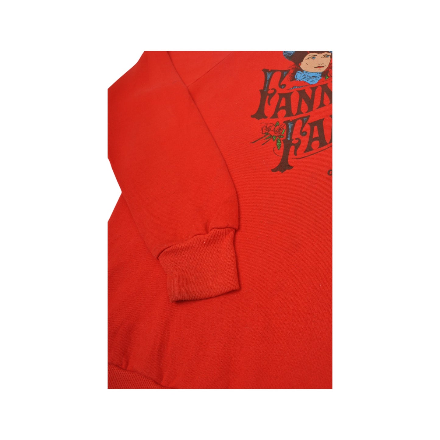 Vintage Fannie Farkles Sweatshirt Red Small