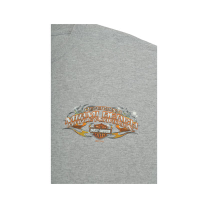 Vintage Harley-Davidson Miami Beach T-Shirt Grey Large