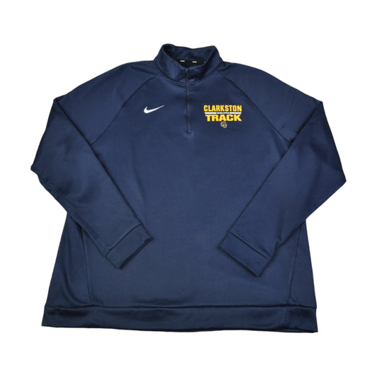 Vintage Nike Clarkston Wolves Track Top Navy XL