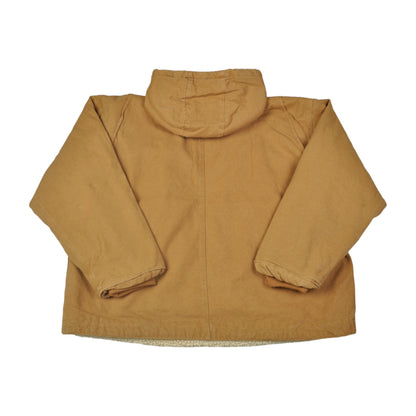 Vintage Workwear Hooded Jacket Tan XXL