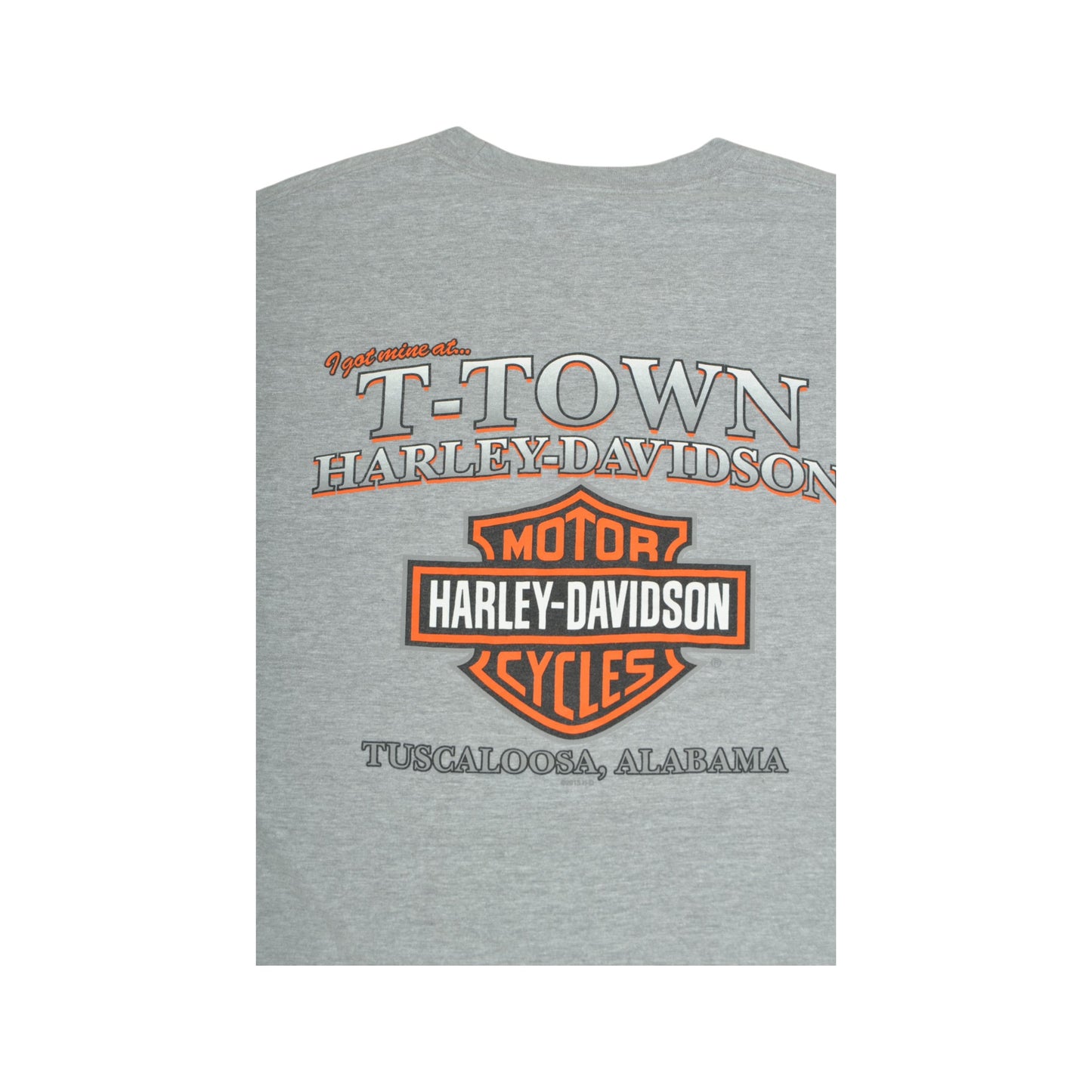 Vintage Harley-Davidson Tuscaloosa Alabama T-Shirt Grey Large