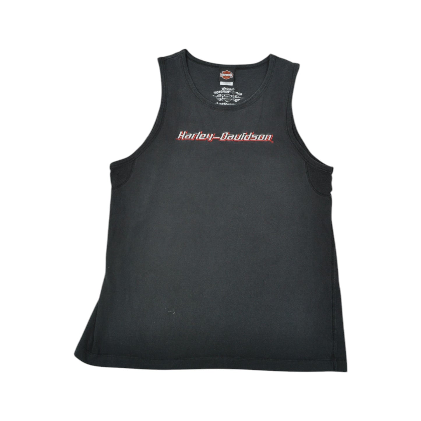 Vintage Harley-Davidson Bloomington T-Shirt Vest Black Large