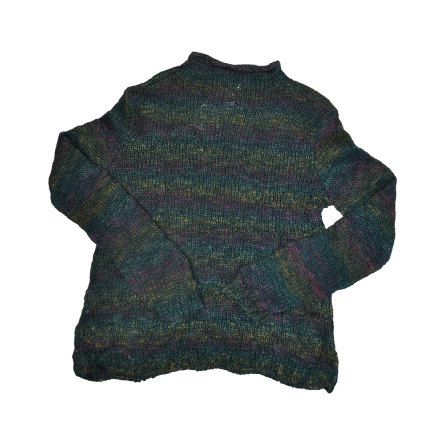 Vintage Knitwear Sweater Retro Pattern Multi Ladies Large