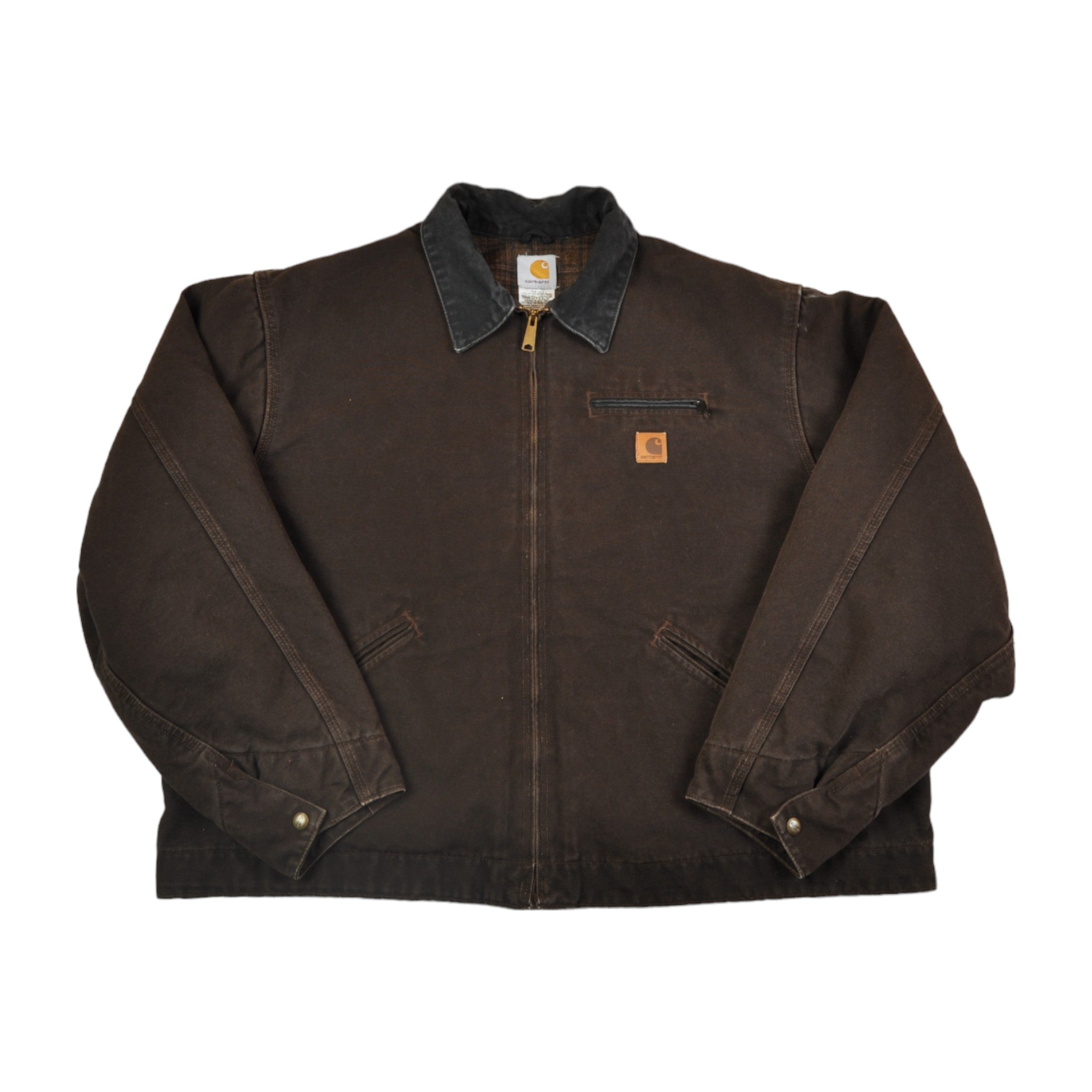 Carhartt j97 sandstone deals detroit jacket