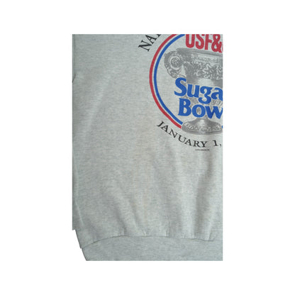 Vintage USF&G Sugar Bowl 1993 Sweatshirt Grey Large