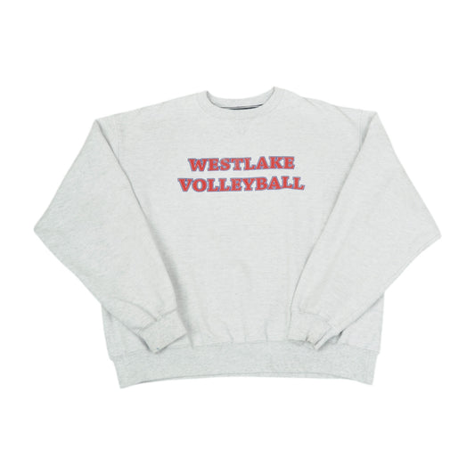 Vintage Champion Westlake Volleyball Sweatshirt Grey XL