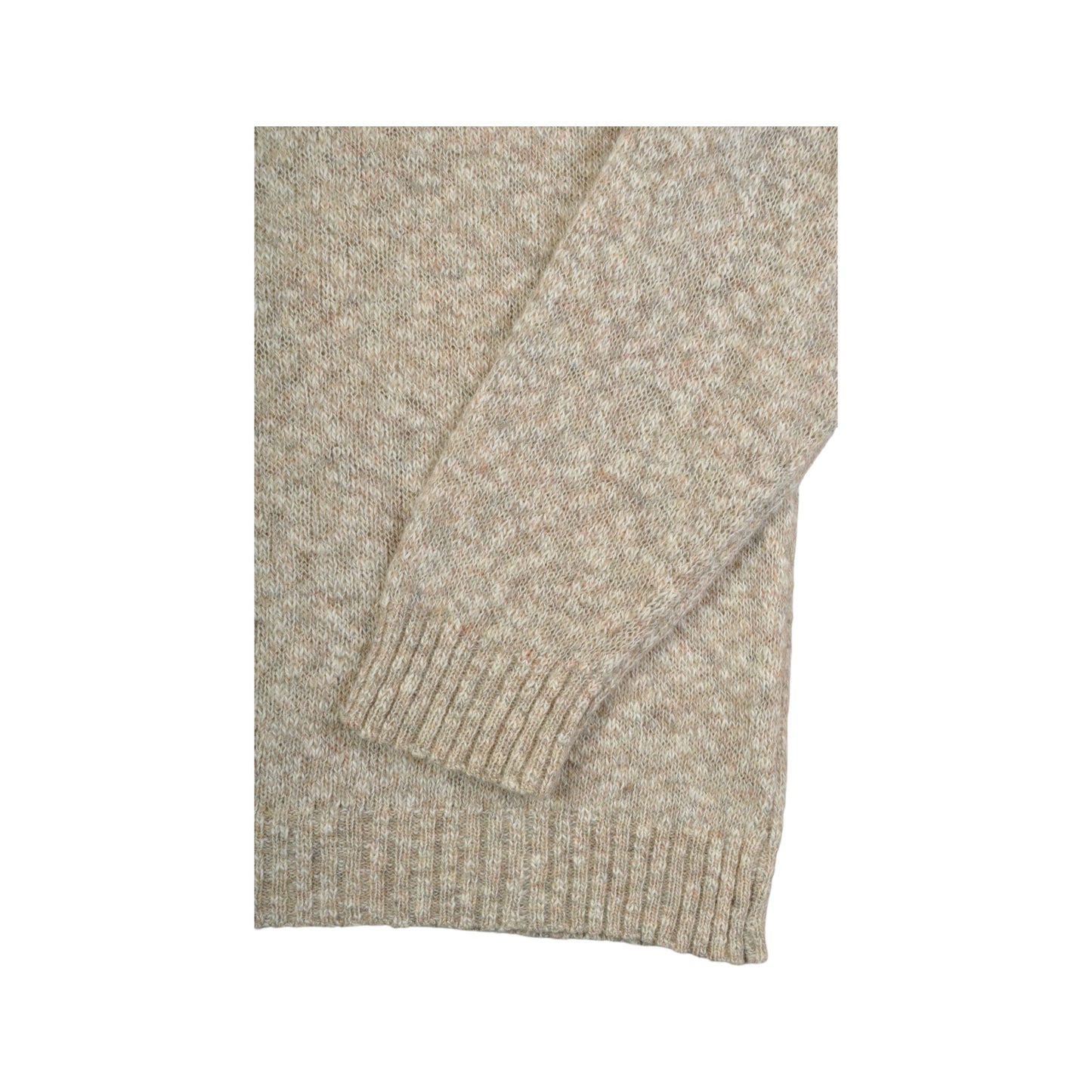 Vintage Knitwear Sweater V Neck Beige XL