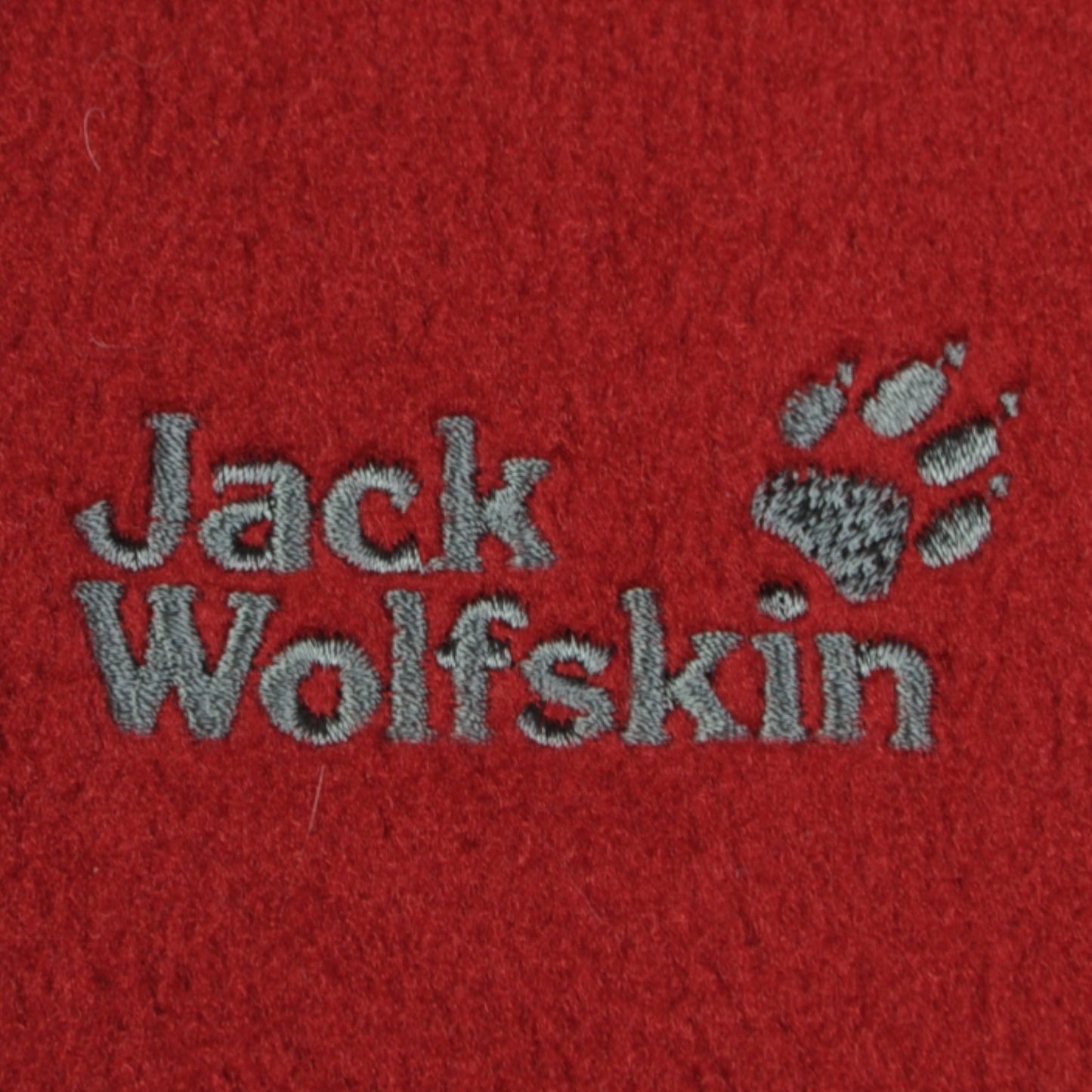 Vintage Jack Wolfskin Polartec Fleece Jacket Block Colour Red Small