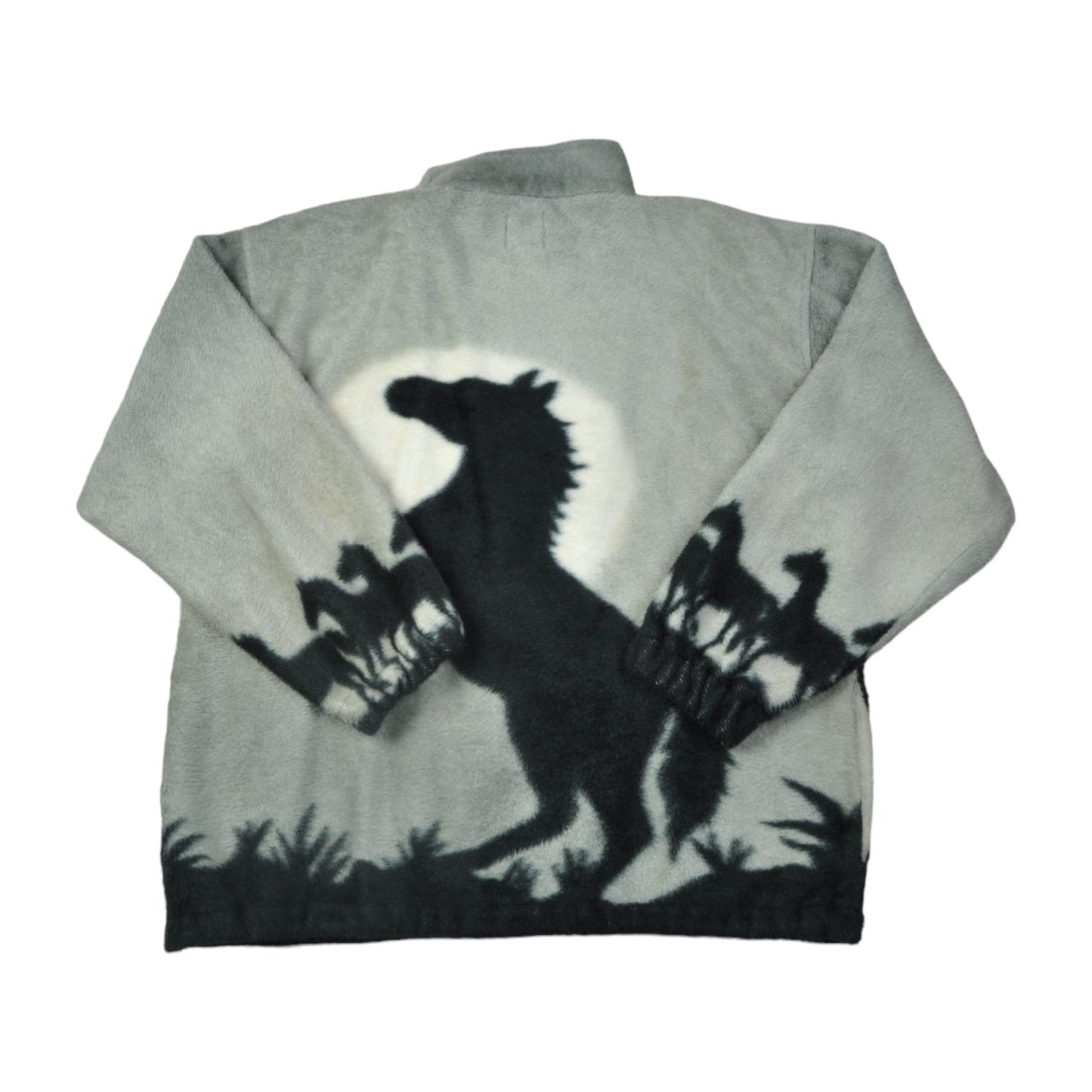 Vintage Horse Fleece Jacket Grey XL