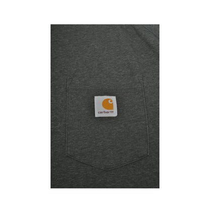 Vintage Carhartt Pocket T-Shirt Grey XXXL