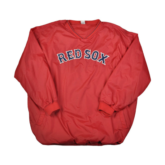 Vintage Russell Athletic Red Sox Windbreaker Jersey XXL