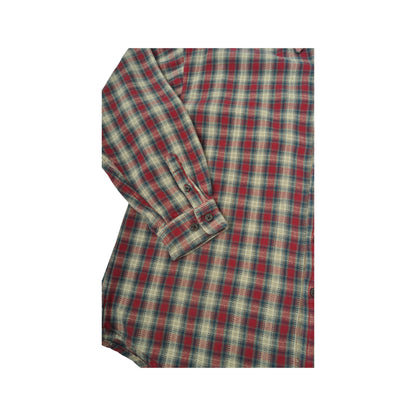 Vintage Gap Flannel Shirt Long Sleeved Checked Red Small