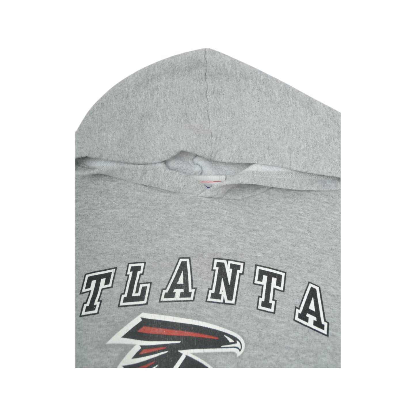 Vintage NFL Atlanta Falcons Sweatshirt Hoodie Grey Large