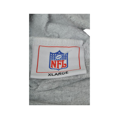 Vintage NFL Atlanta Falcons Sweatshirt Hoodie Grey Large