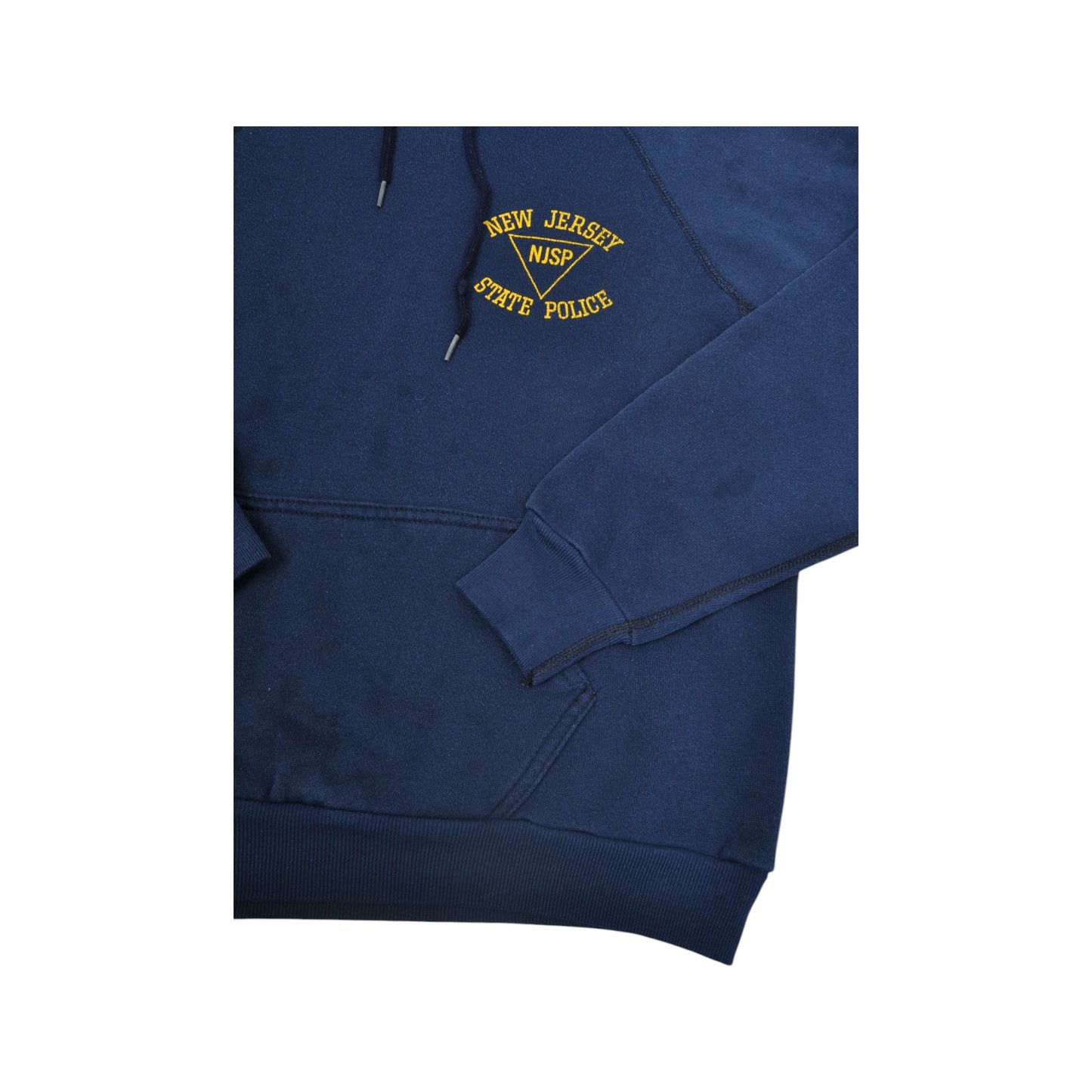 Vintage New Jersey State Police Sweatshirt Hoodie Navy XS