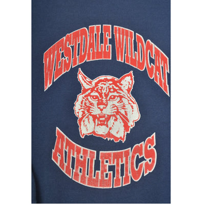 Vintage Westdale Wildcat Athletics Sweatshirt Blue XL