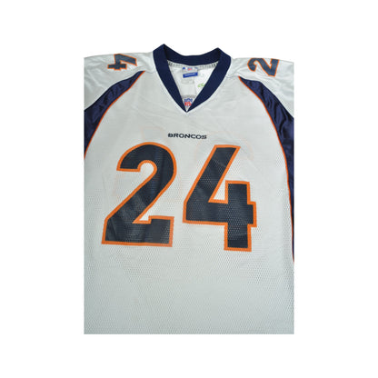 Vintage NFL Reebok Denver Broncos Jersey White Large