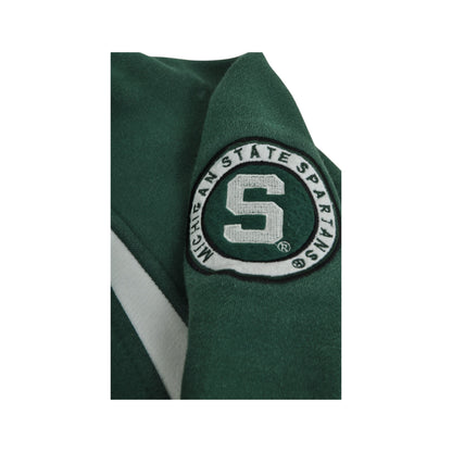 Vintage Colosseum Michigan State Spartans Sweatshirt Hoodie Green Small