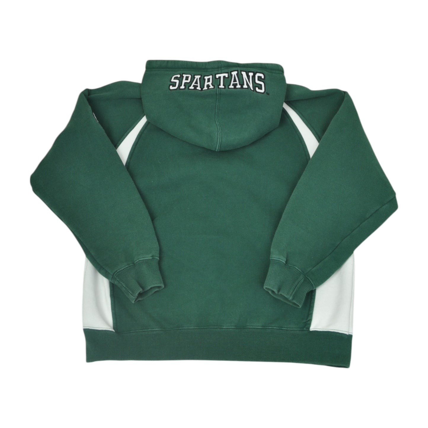 Vintage Colosseum Michigan State Spartans Sweatshirt Hoodie Green Small