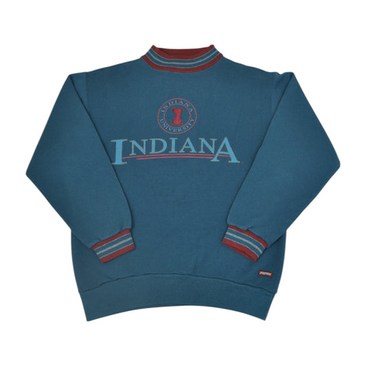 Vintage Jansport Indiana University Sweatshirt Blue Medium