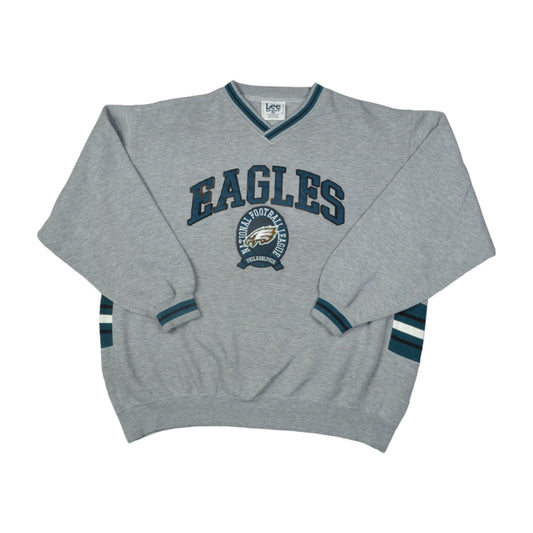 Vintage NFL Philadelphia Eagles Sweater Grey Large