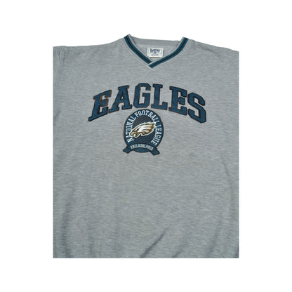 Vintage NFL Philadelphia Eagles Sweater Grey Large